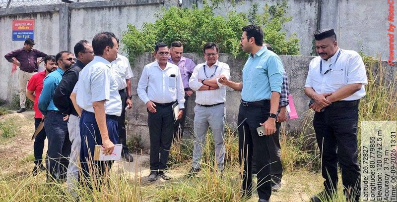 UPEIDA ACEO Shashank Chaudhary visits Defence Industrial Corridor Lucknow